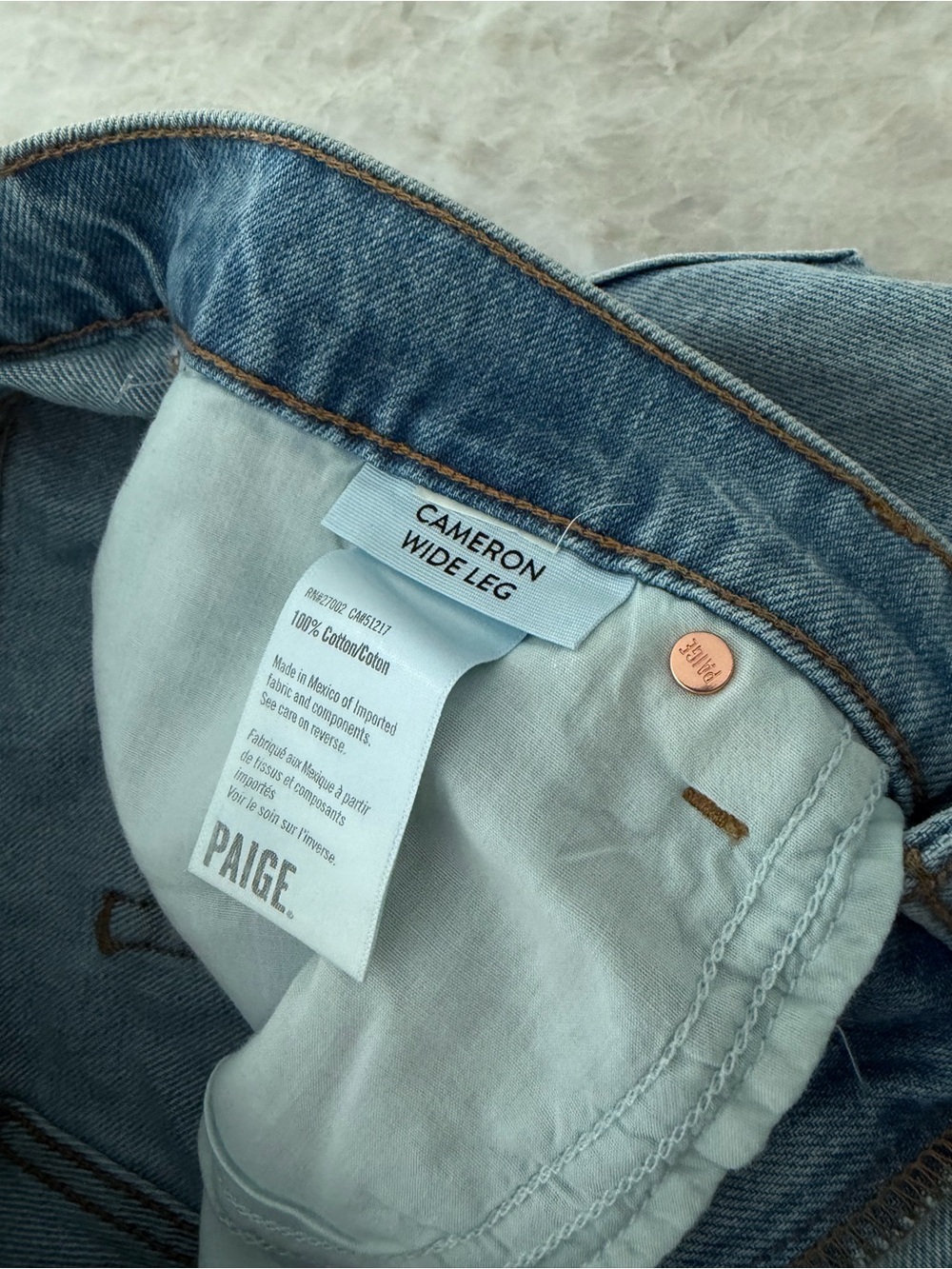 Paige Women's Cameron Wide Leg Jean - Picture 5 of 5